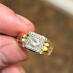 14kt Yellow Gold .60 CT Diamond Ring